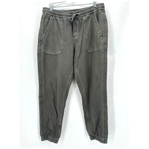 Athleta Womens 8  Farallon Jogger Cypress Green Sweats Knit High Rise Stretch - Picture 1 of 12
